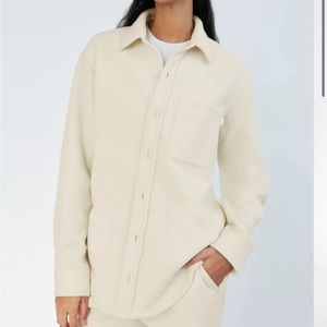 TNA polar shirt jacket- green